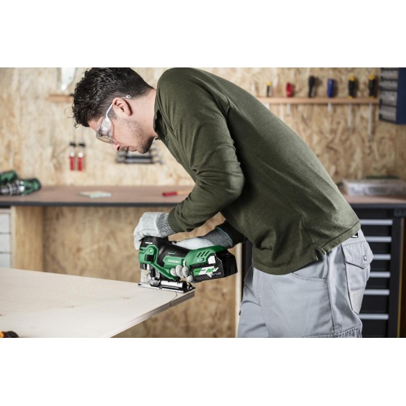 CJ36DBW2Z Scie sauteuse sans-fil 36 V - Coffret empilable - Sans batteries ni chargeur - Prise en main sur le corps de la machin