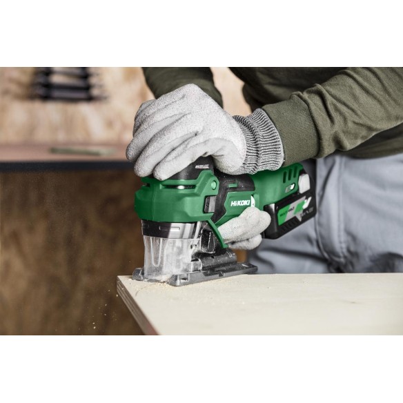 CJ36DBW2Z Scie sauteuse sans-fil 36 V - Coffret empilable - Sans batteries ni chargeur - Prise en main sur le corps de la machin