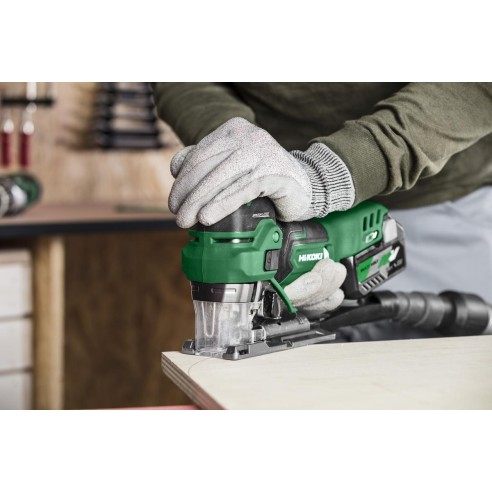 CJ36DBW2Z Scie sauteuse sans-fil 36 V - Coffret empilable - Sans batteries ni chargeur - Prise en main sur le corps de la machin