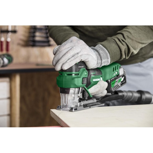 CJ36DBW2Z Scie sauteuse sans-fil 36 V - Coffret empilable - Sans batteries ni chargeur - Prise en main sur le corps de la machin