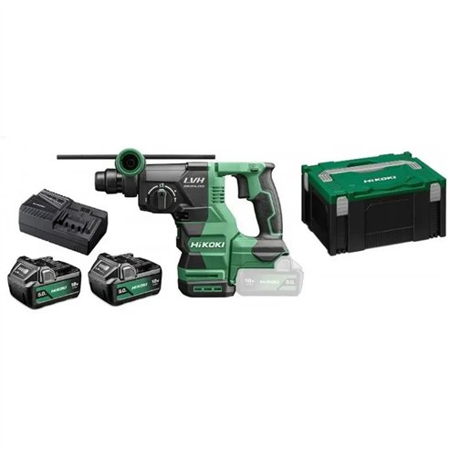 Marteau 3 modes Hikoki DH1826DAWPZ - 3.2J - Avec 2 batteries 18V - 5Ah