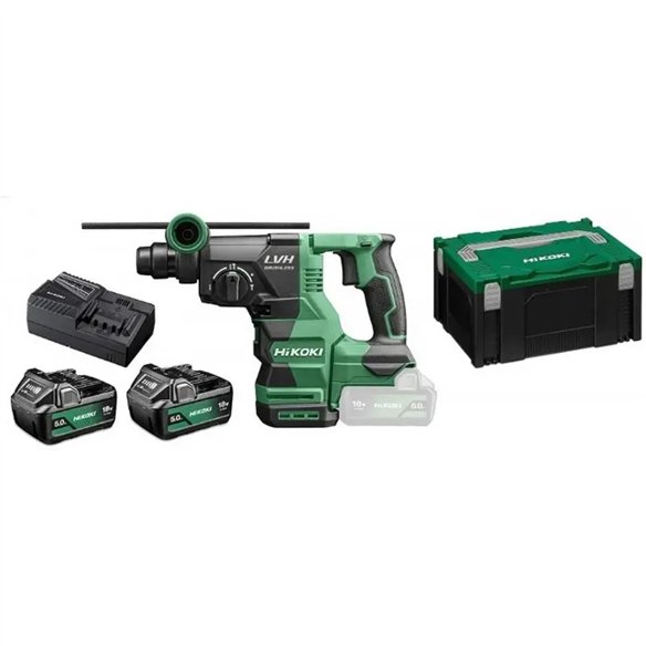 Marteau 3 modes Hikoki DH1826DAWPZ - 3.2J - Avec 2 batteries 18V - 5Ah