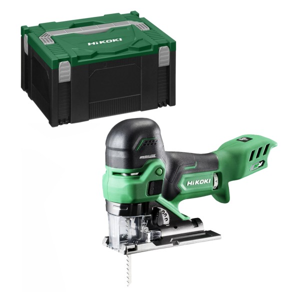 CJ36DBW2Z Scie sauteuse sans-fil 36 V - Coffret empilable - Sans batteries ni chargeur - Prise en main sur le corps de la machin