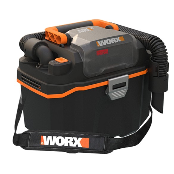 Aspirateur portable humide et sec Brushless 20V Max. Worx | PowerShare | WX031.9 - Sans batterie, ni chargeur | Moteur sans bala