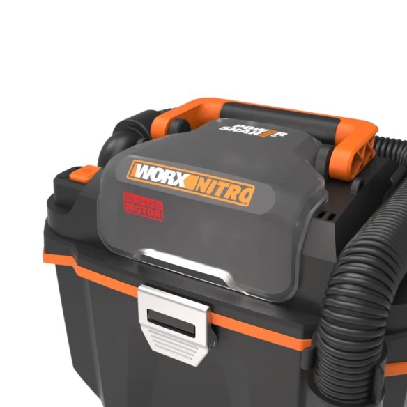 Aspirateur portable humide et sec Brushless 20V Max. Worx | PowerShare | WX031.9 - Sans batterie, ni chargeur | Moteur sans bala