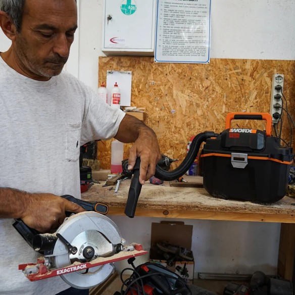 Aspirateur portable humide et sec Brushless 20V Max. Worx | PowerShare | WX031.9 - Sans batterie, ni chargeur | Moteur sans bala