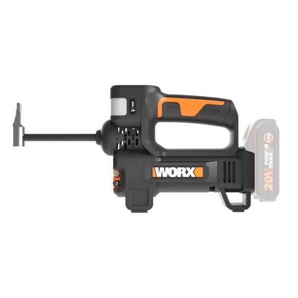 Compresseur sans-fil Worx WX092.9 - 20V - Sans batterie ni chargeur