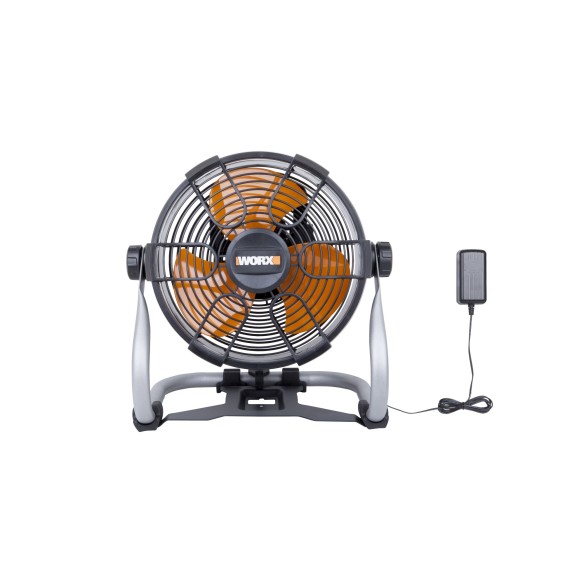 Ventilateur 25 cm 20V Max. Worx | PowerShare | WX095.9 | N'inclut pas de batterie ni de chargeur | Inclut un câble pour le résea
