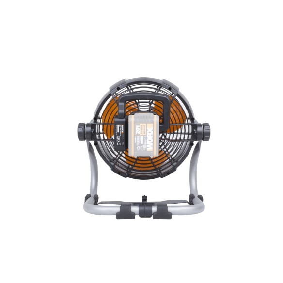 Ventilateur 25 cm 20V Max. Worx | PowerShare | WX095.9 | N'inclut pas de batterie ni de chargeur | Inclut un câble pour le résea
