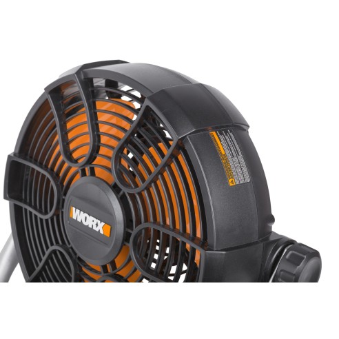 Ventilateur 25 cm 20V Max. Worx | PowerShare | WX095.9 | N'inclut pas de batterie ni de chargeur | Inclut un câble pour le résea