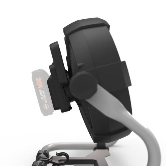 Ventilateur 25 cm 20V Max. Worx | PowerShare | WX095.9 | N'inclut pas de batterie ni de chargeur | Inclut un câble pour le résea