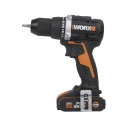 Perceuse Visseuse Brushless 20V Worx WX102 - 2 batteries 2Ah, chargeur et Coffret | moteur sans balais