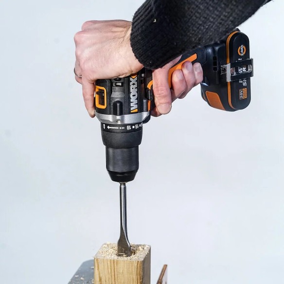 Perceuse Visseuse Brushless 20V Worx WX102 - 2 batteries 2Ah, chargeur et Coffret | moteur sans balais