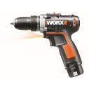 Perceuse Visseuse 12V Worx | WX128.3 - 2 batteries 2Ah | 15+1 couples de serrage, 25Nm, mandrin 10mm