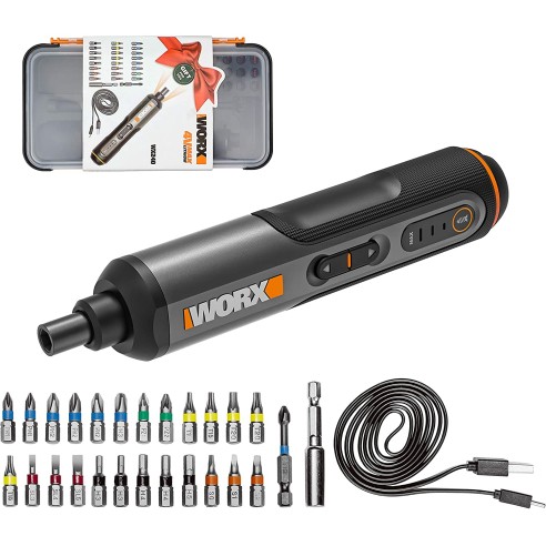 Visseuse 4V Worx | WX240 - sans-fil | 1,5Ah, double lumière LED