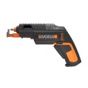 WORX WX255 | Visseuse 4V | Changement automatique de pointes | Adaptateur de maintien de vis | Comprend un kit de pointes | lumi