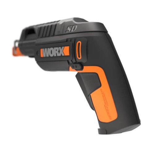 WORX WX255 | Visseuse 4V | Changement automatique de pointes | Adaptateur de maintien de vis | Comprend un kit de pointes | lumi