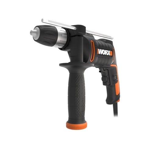 Perceuse à percussion 600W | Worx | WX317 | 3.000tr/min, 48.000ipm, mandrin de 13mm, contrôle de vitesse variable