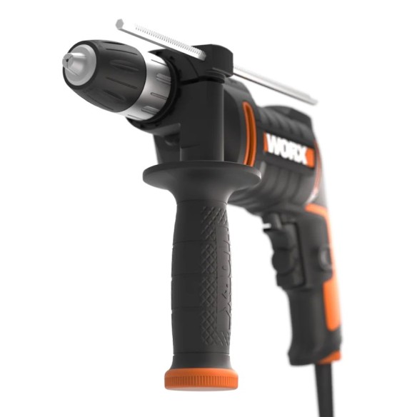Perceuse à percussion 600W | Worx | WX317 | 3.000tr/min, 48.000ipm, mandrin de 13mm, contrôle de vitesse variable