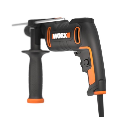 Perceuse à percussion 600W | Worx | WX317 | 3.000tr/min, 48.000ipm, mandrin de 13mm, contrôle de vitesse variable