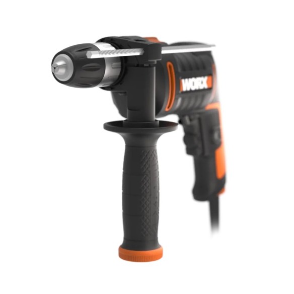 Perceuse à percussion 600W | Worx | WX317 | 3.000tr/min, 48.000ipm, mandrin de 13mm, contrôle de vitesse variable
