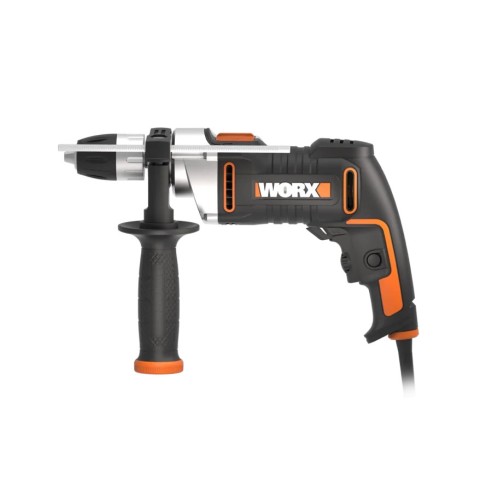 Perceuse à percussion 810W | Worx | WX318 | 3.000 tr/min | 48.000 bpm | mandrin de 13mm | contrôle de vitesse variable | Inclus