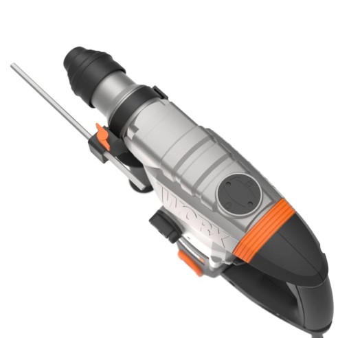 Marteau perforateur SDS-Plus | 1.250W | 5 J de puissance | Worx WX333 | 750 tr/min 3.700 ipm | Boîte de vitesses en aluminium | 