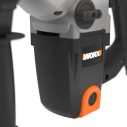Marteau perforateur SDS-Plus | 1.250W | 5 J de puissance | Worx WX333 | 750 tr/min 3.700 ipm | Boîte de vitesses en aluminium | 