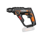 Marteau, Perceuse et Visseuse sans-fil Worx H3 - WX390.9 - 1,2J - 20V - N'inclut pas les Batteries, Chargeur ni Coffret