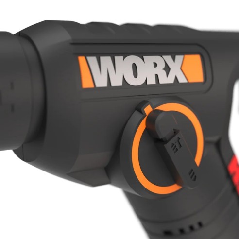 Marteau, Perceuse et Visseuse à Batterie Worx H3 - WX394.91 - 1,5J - 20V - Ne comprend pas les Batteries, Chargeur ni Coffret