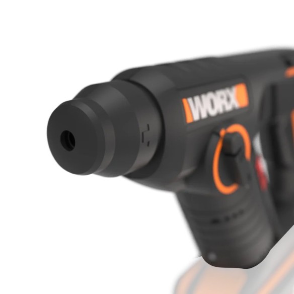 Marteau, Perceuse et Visseuse à Batterie Worx H3 - WX394.91 - 1,5J - 20V - Ne comprend pas les Batteries, Chargeur ni Coffret