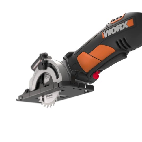 Scie circulaire Worxsaw 27mm, HC 400W Worx | WX426 | Guide laser, système d'aspiration intégré, polyvalent, compact