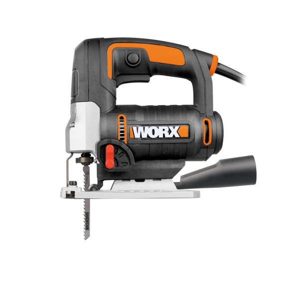 Scie sauteuse pendulaire 650W Worx | WX478.1 | Changement de lame sans outils | Extraction de poussière | Système pendulaire 4 p