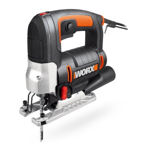 Scie sauteuse pendulaire 650W Worx | WX478.1 | Changement de lame sans outils | Extraction de poussière | Système pendulaire 4 p