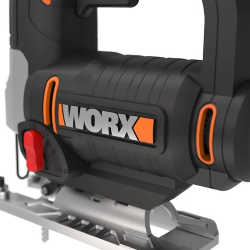 Scie sauteuse pendulaire 650W Worx | WX478.1 | Changement de lame sans outils | Extraction de poussière | Système pendulaire 4 p