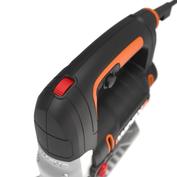 Scie sauteuse pendulaire 650W Worx | WX478.1 | Changement de lame sans outils | Extraction de poussière | Système pendulaire 4 p