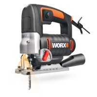 Scie sauteuse pendulaire 750W Worx | WX479 | Lumière LED | Changement de lames sans outils, extraction de poussière