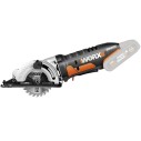 Scie circulaire 85 mm WorxSaw 20V Worx | PowerShare | WX527.9 - Sans batterie, ni chargeur | 2500 rpm, maniement à une main, pro