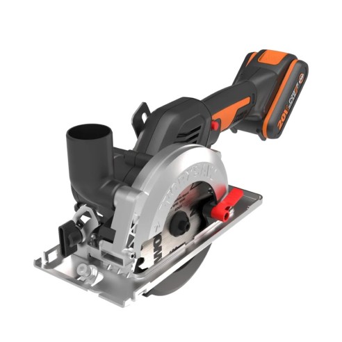 Scie circulaire Brushless Worxsaw XL 20V Worx | PowerShare | WX531 - 1 batterie 2Ah | Moteur sans balais, design de corps fin