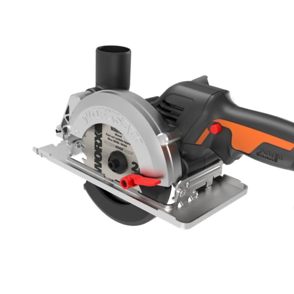 Scie circulaire Brushless Worxsaw XL 20V Worx | PowerShare | WX531 - 1 batterie 2Ah | Moteur sans balais, design de corps fin