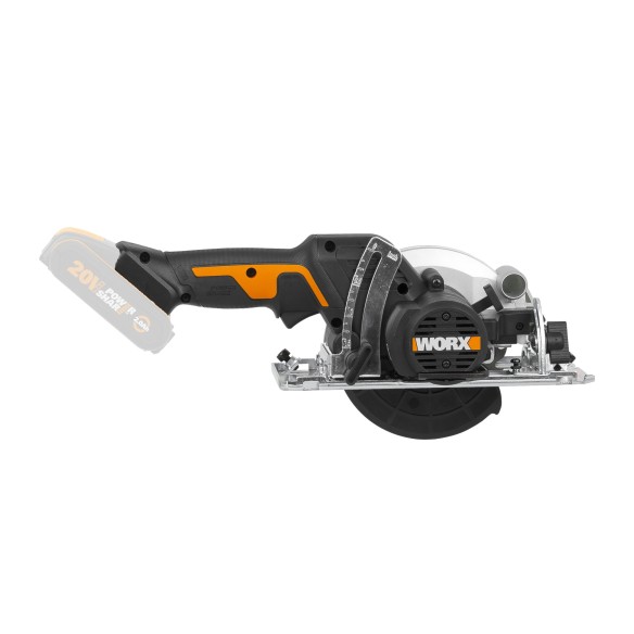 Scie circulaire Brushless Worxsaw XL 20V Worx | PowerShare | WX531.9 | Ne comprend pas de batterie ni de chargeur | Moteur sans 