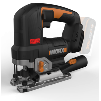 Scie sauteuse 20V Worx | Power Share | WX542.9 Moteur puissant sans balais | 3 positions, pendulation et tube d'aspiration | si
