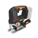 Scie sauteuse 20V Worx | Power Share | WX542.9 Moteur puissant sans balais | 3 positions, pendulation et tube d'aspiration | si