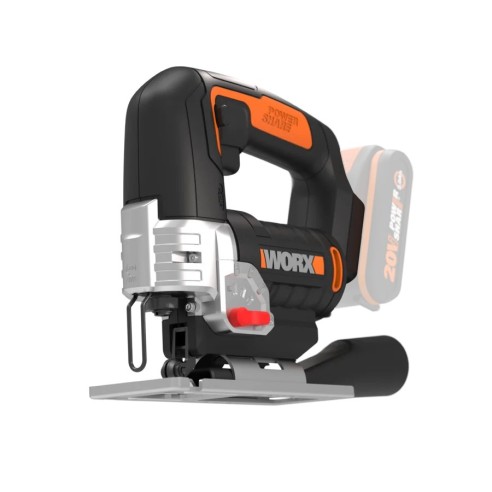 Scie sauteuse 20V Max. WORX | WX543.9 | Système de pendule à 4 positions | Sans batterie ni chargeur | Changement rapide de lame