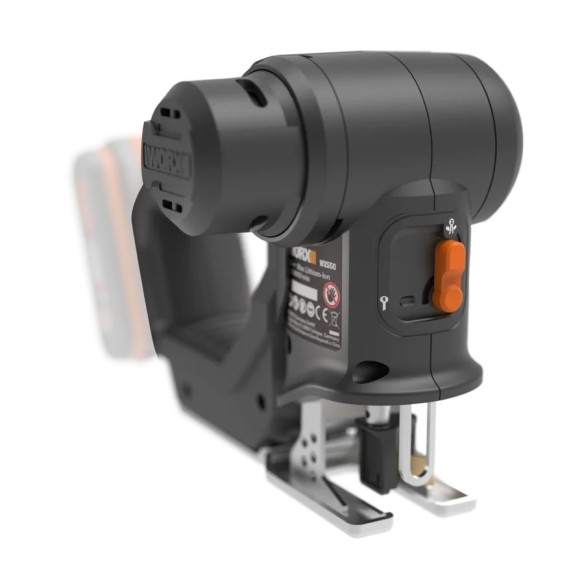 Scie sabre et scie sauteuse 2 en 1 20V Worx | PowerShare | WX550.9 - Sans batterie ni chargeur | Changement de lame sans outils,