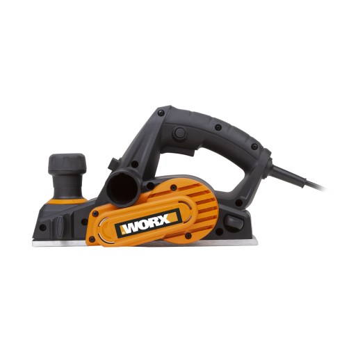 Rabot électrique 750W Worx | WX615 | 82mm | Guide parallèle et de profondeur | Réglage de profondeur jusqu'à 3mm | Sac de récupé