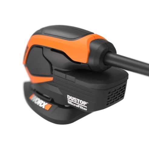 Meuleuse delta 65W Worx | WX 648.2 | Microfiltre DustStop | Système de fixation par velcro | Design ergonomique, compact et lége
