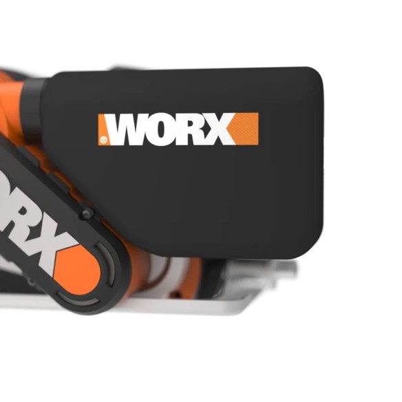 Ponceuse à bande 950W Worx | WX 661.1 | Surface de ponçage 76 x 130 mm, système d'auto-centrage, changement rapide de bande