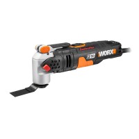 Outils oscillants Sonicrafter 450W F50 Worx | WX681 | Vitesse variable, système Hyperlock | Ancrage universel | Coffret de 39 ac 2