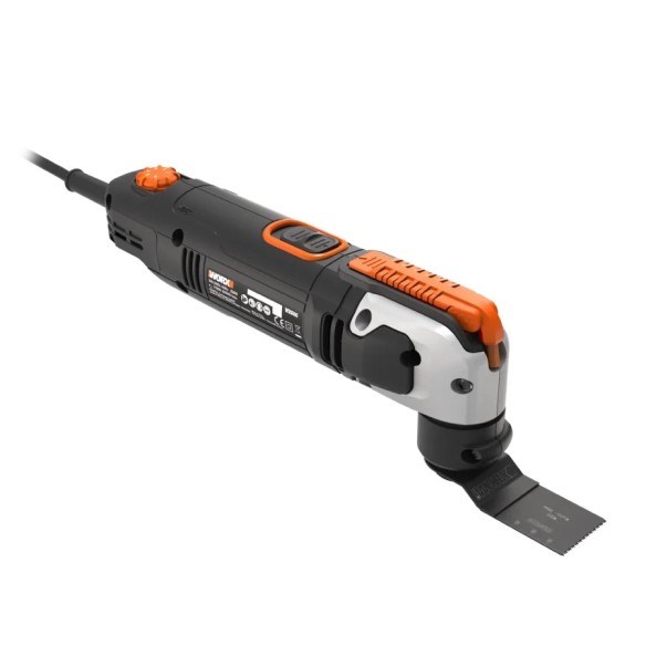 WORX WX686 - Outil multi fonctions (250 W, inclut des accessoires et un Coffret)